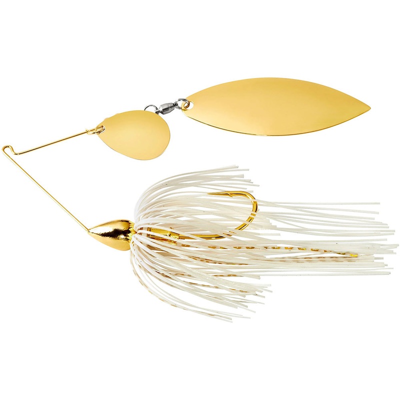 War Eagle Tandem Colorado Willow Gold Frame Spinnerbait – 3/8 oz Gold Shiner 3/8 oz