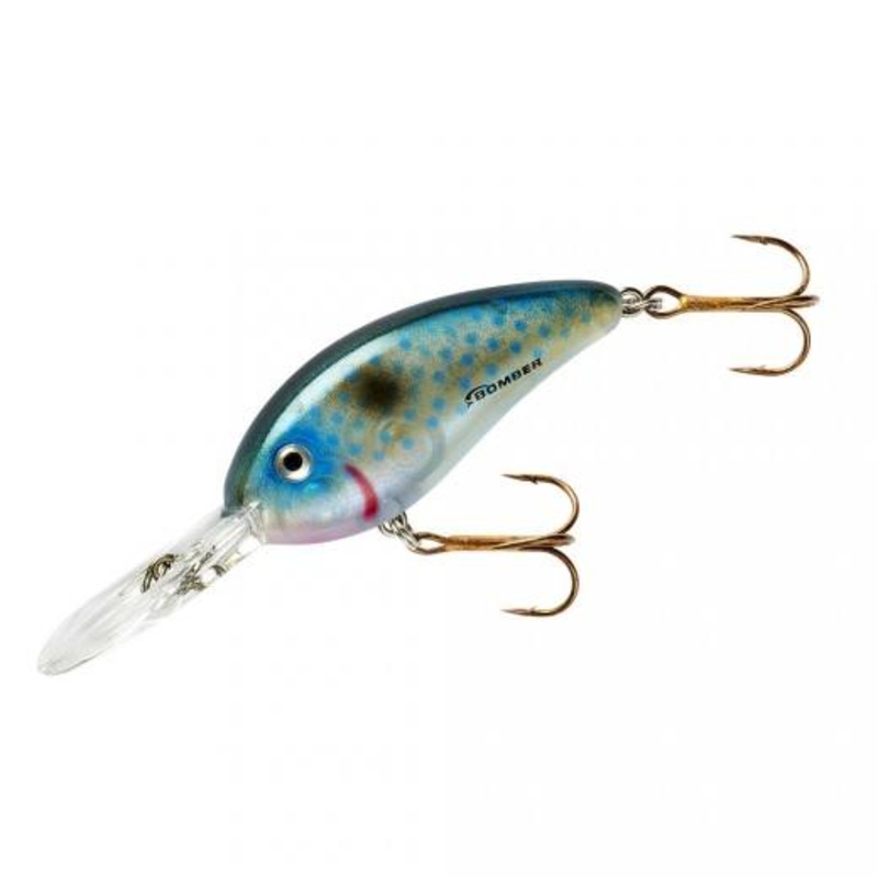 Bomber Fat Free Shad Fingerling 2 3/8 inch Medium Diving Crankbait Blue Back Herring