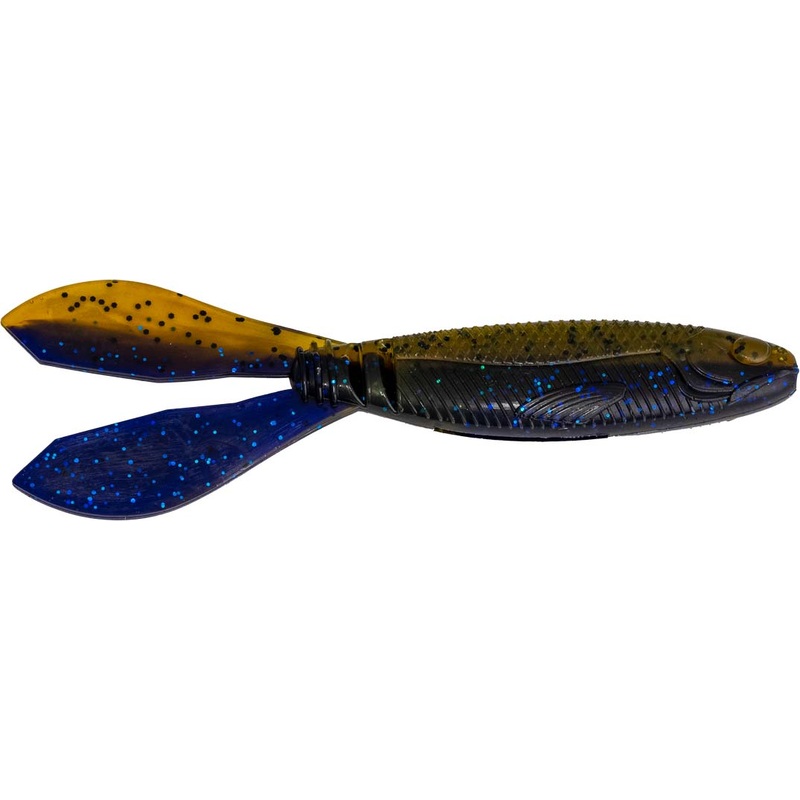 G-Ratt Baits Mixer Soft Plastic Jig Trailer – 5 Pack Black N’ Blue