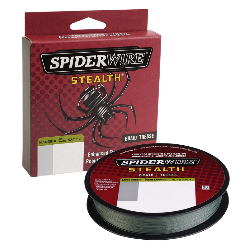 SpiderWire Stealth Braid 10 lb Blue Camo 3000 yd