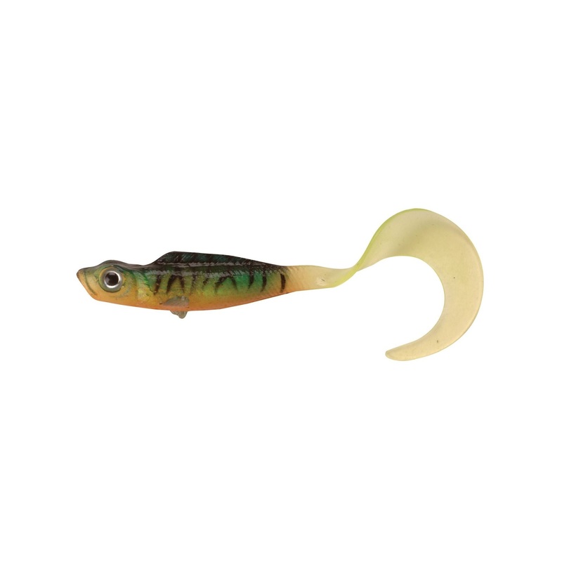 Berkley PowerBait Power Minnow Grub Black Shad
