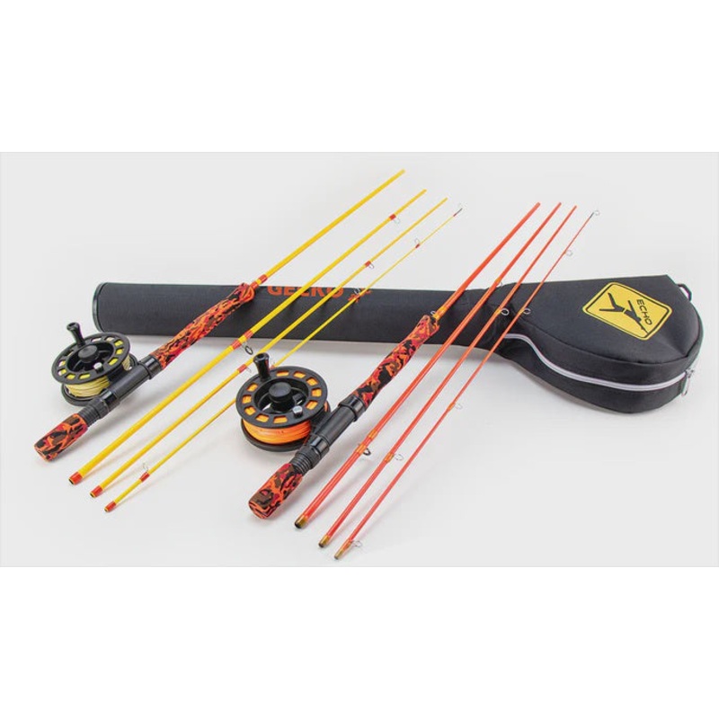 Echo Gecko Kit w/ Rod, Reel and Case Panfish Kit #4: 7’6″ – 4wt – 4pc : Rod, Reel, Case