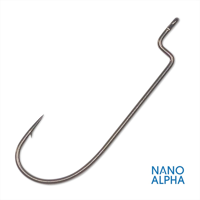 Gamakatsu O’Shaughnessy Bend OP Nano Alpha Worm Hooks #1/0 – 6 pack