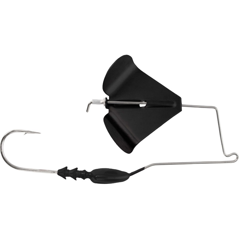 Buckeye Lures G-Buzz Bait Black W/Black Blade 1/2 oz