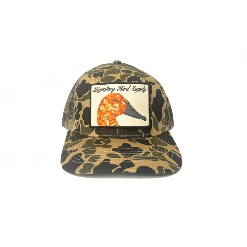 Canvasback Patch Snap Back | Migratory Bird Supply Old School Camo