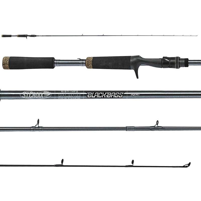 St. Croix Black Bass Casting Rods 6’8″ Medium X-Fast