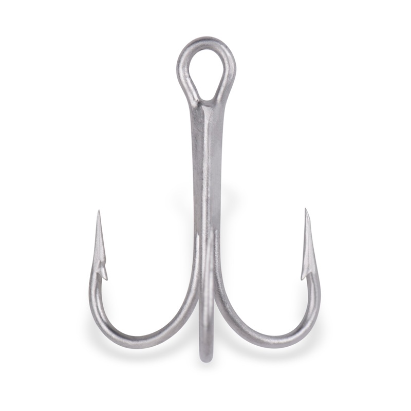 Mustad 3565 DuraSteel O’Shaughnessy Treble Hook 2X Strong 8