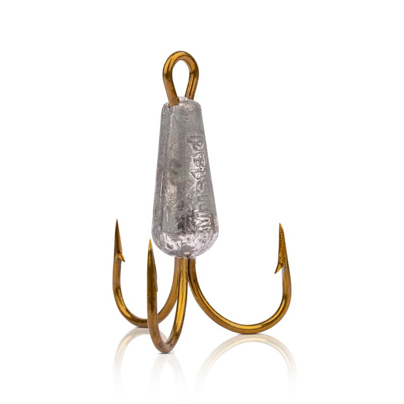 MUSTAD TREBLE HOOK WEIGHTED 3551W40Z 14/0 (1PK)