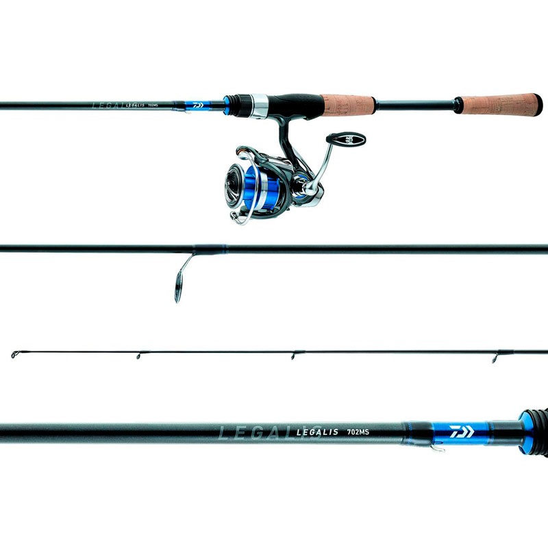 DAIWA LEGALIS SPINNING COMBO LEGLT30G702M 2PC 7′ MED