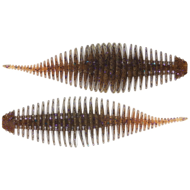 GEECRACK BELLOWS SHAD SAF 2.8″ #005 Green Pumpkin 2.8″ – 6pk