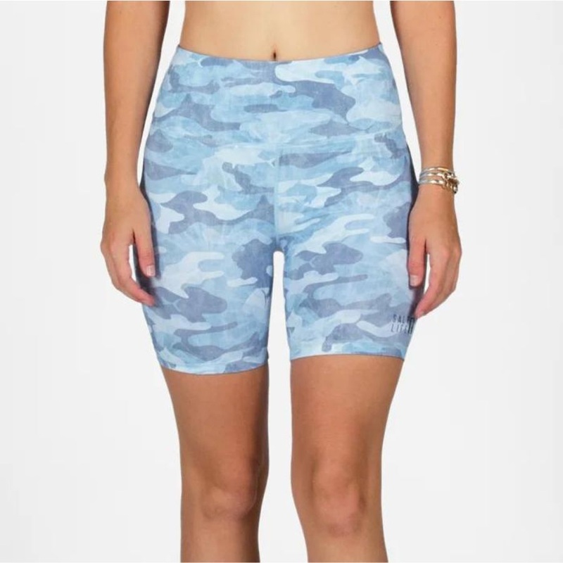 SALT LIFE INTO THE ABYSS BIKE SHORT BLUE S