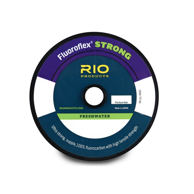 Rio Fluoroflex Strong Tippet Material 100 yd. Guide Spool – Fly Fishing 7X