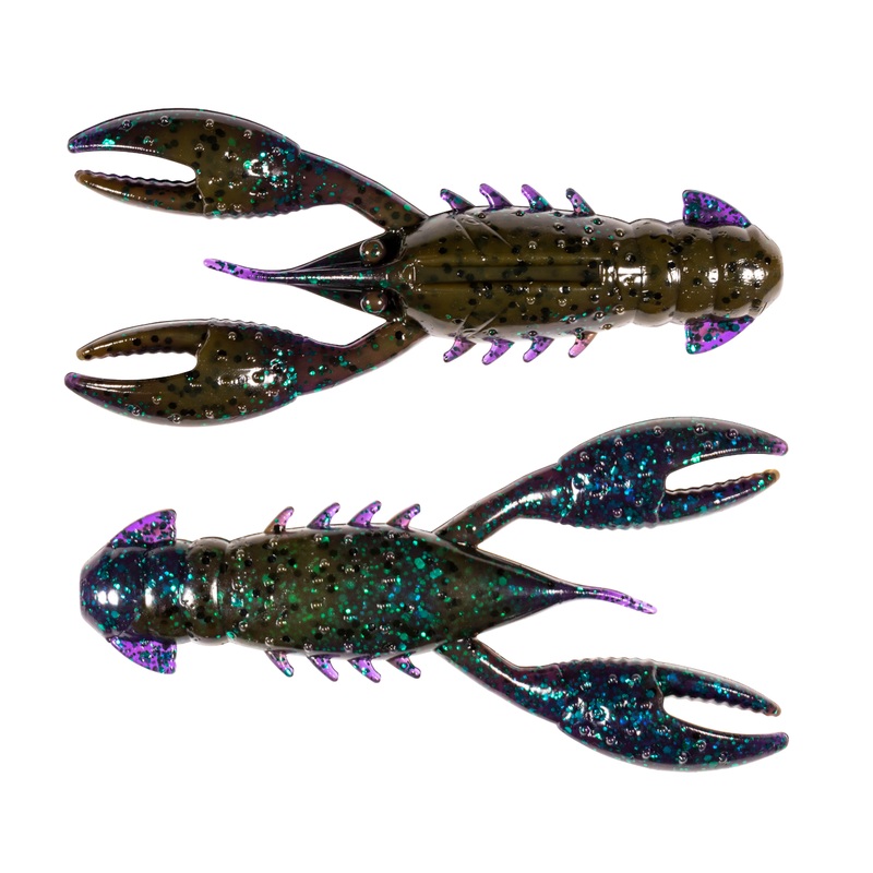 Z-Man Pro CrawZ 3 1/2 inch Soft Plastic Craw 3 pack Bama Bug