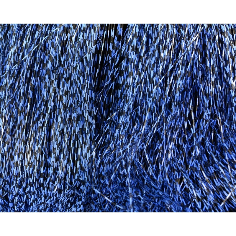 Cascade Crest Micro Barred Voodoo Fibers Black Barred Blue