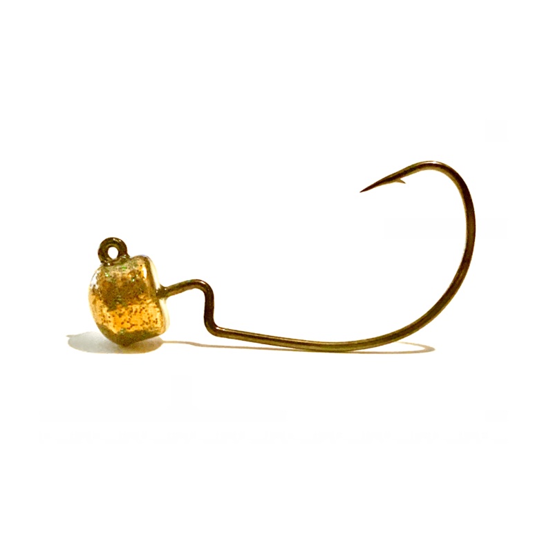 Copper Flakes EWG Ned Rig Jig Heads 3pk 3/32oz