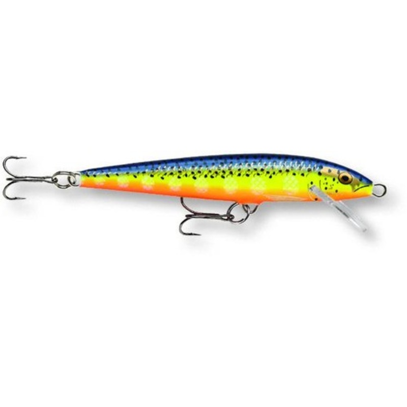 Rapala Original Floating Lure 5 1/4″, 1/4 oz, Hot Steel, Floating