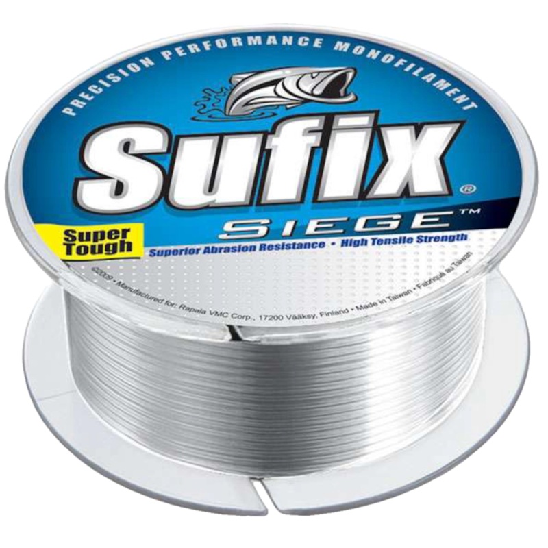 Sufix Siege Monofiliment Line 4lb, 330yds Clear