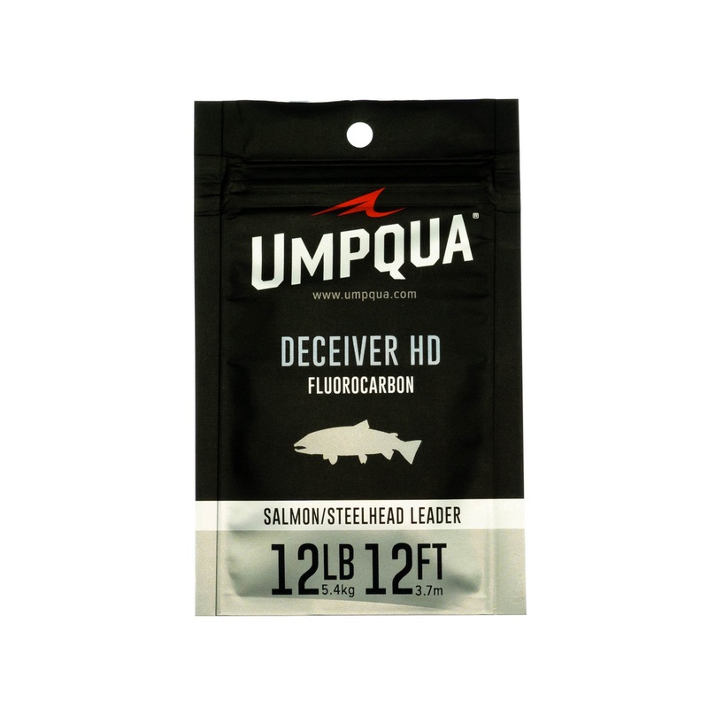 Umpqua Deceiver HD Salmon / Steelhead Fluorocarbon Leader 12′ 8lb