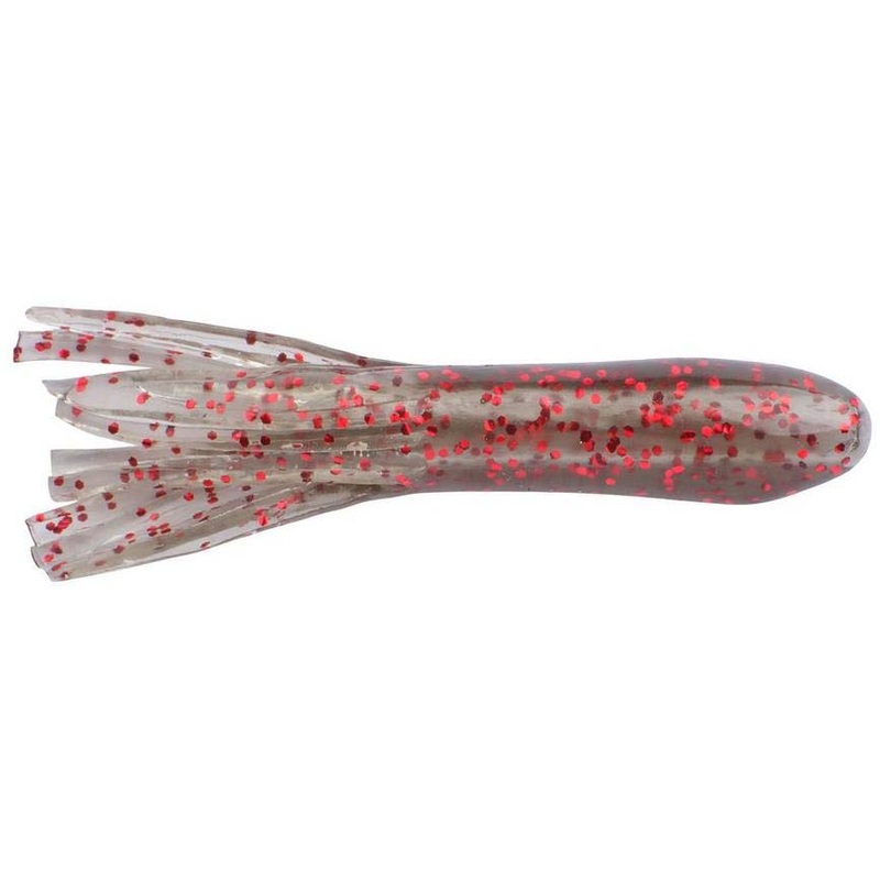 Berkley PowerBait Atomic Tubes 20 pack Clear Brown Red Fleck 1.25in
