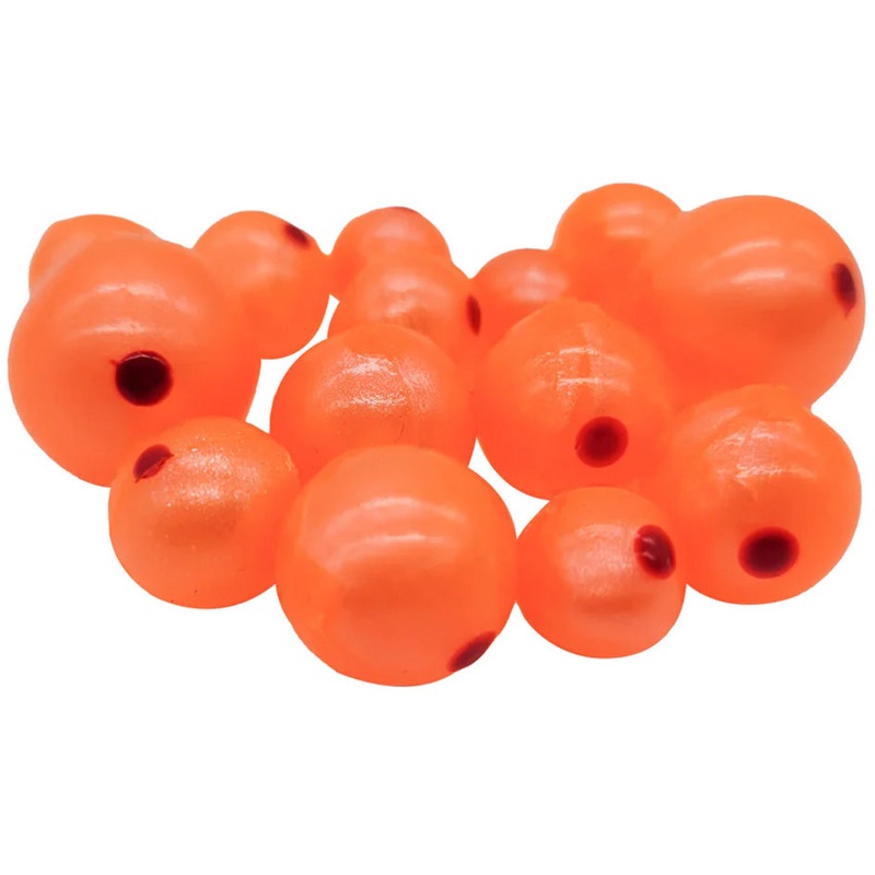 BnR Tackle 16mm Soft Beads 10 pack 50/50 Red Roe