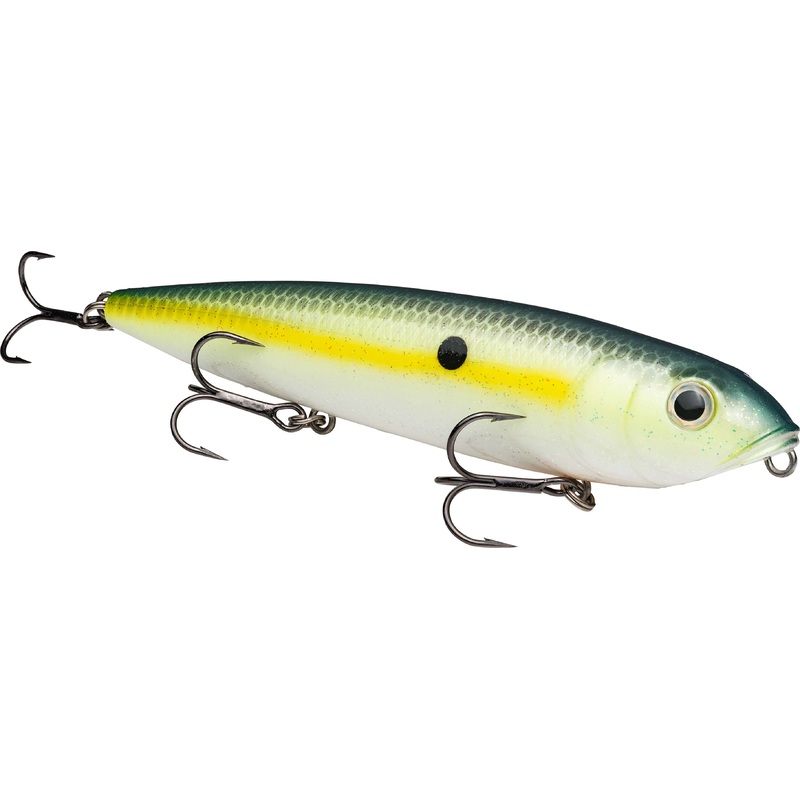 Strike King KVD Sexy Dawg 4 1/2 inch Topwater Walker Black Lab