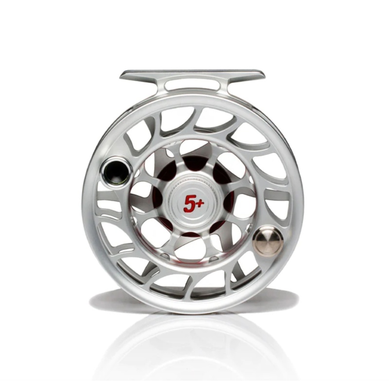 Hatch Iconic 5+ Fly Reel Large Arbor Grey/Black