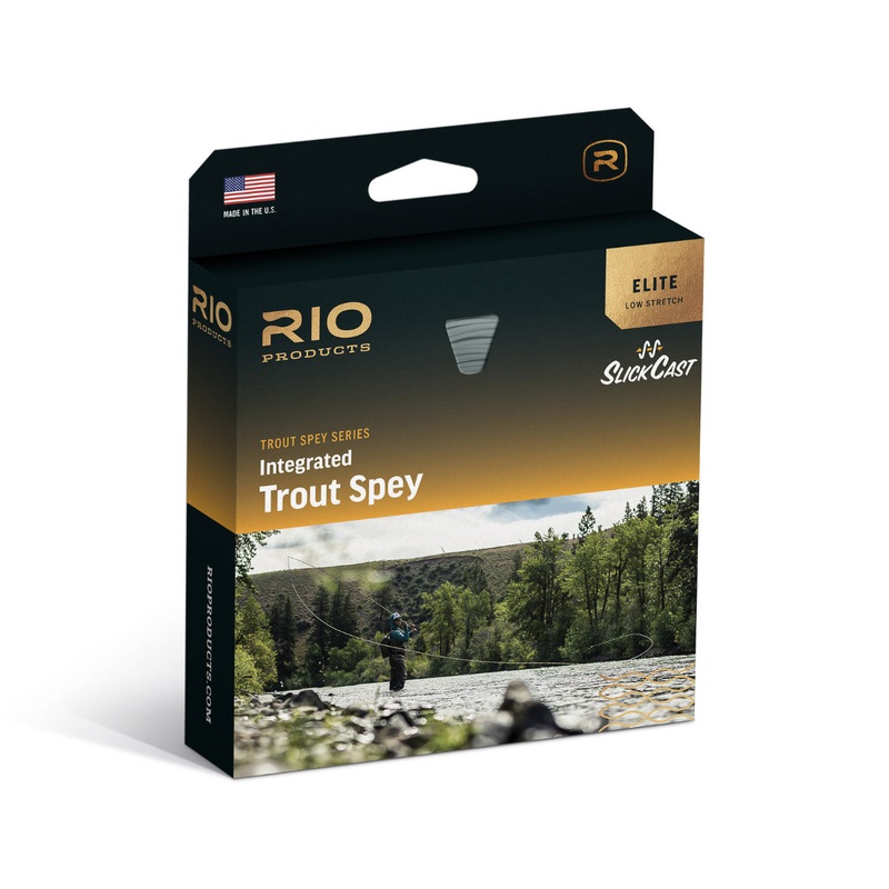Rio Elite Integrated Trout Spey Fly Line 2 Weight 230 Grain Yellow / Blue / Light Gray