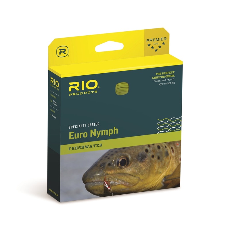 Rio Fips Euro Nymph Fly Line #2-#5 Orange / Sage / Olive