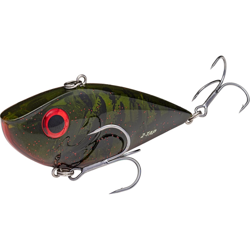 Strike King Red Eyed Shad Tungsten 2 Tap Lipless Crankbait – 3 Inch Chili Craw