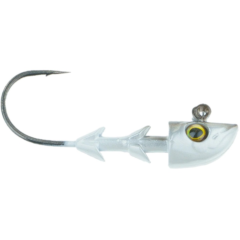 Freedom Tackle Swimbait Heads 3 pack Black Shad 1/8 oz – 2/0