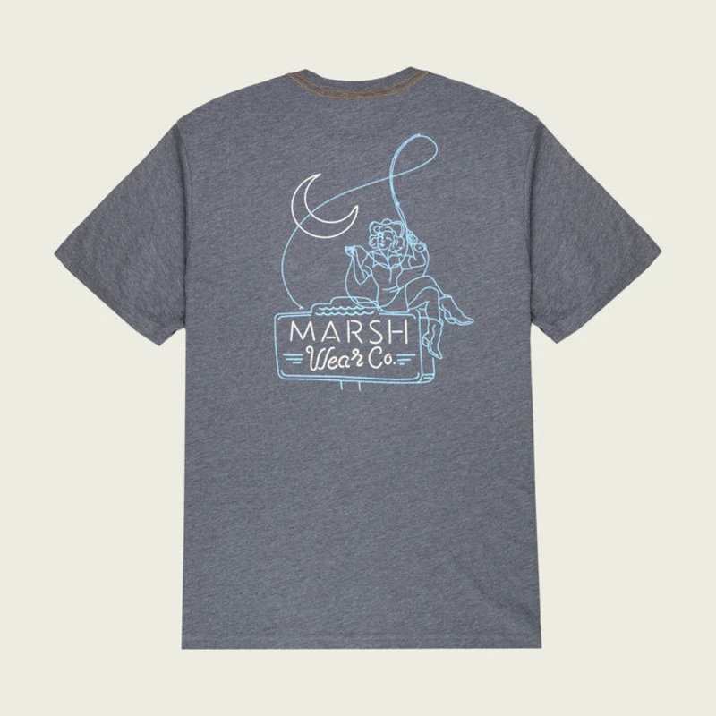 MARSH WEAR PIN UP T-SHIRT Steel Heather Medium