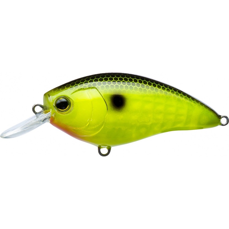 Yo-Zuri 3DR-X Shallow Runner SR Crankbait 50mm – 2 Inch Black Back Chartreuse 2 inch – 1/4 oz