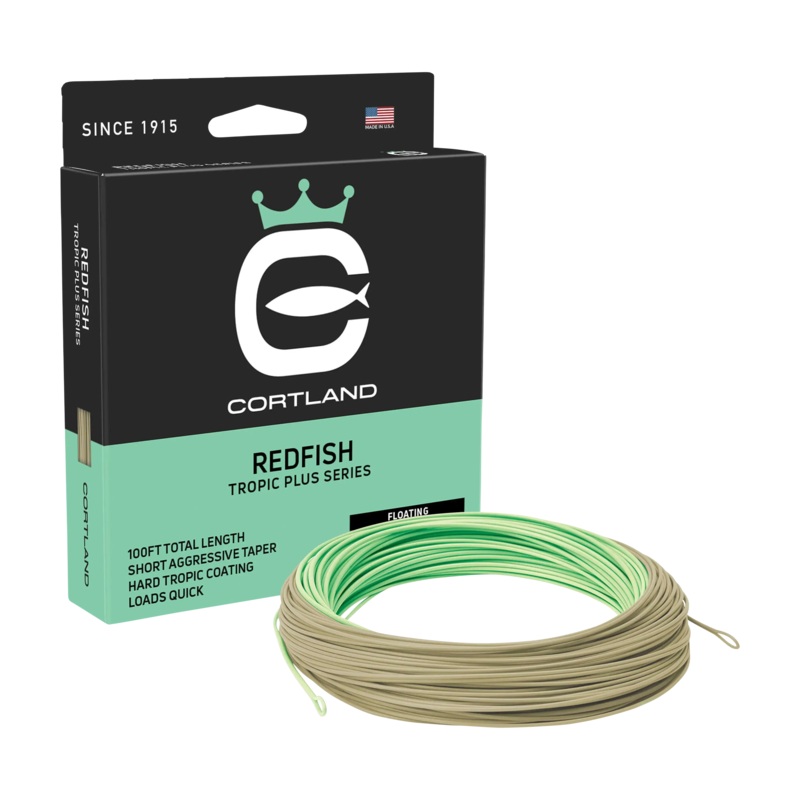 Cortland Tropic Plus Redfish Fly Line Seafoam / Tan WF6F