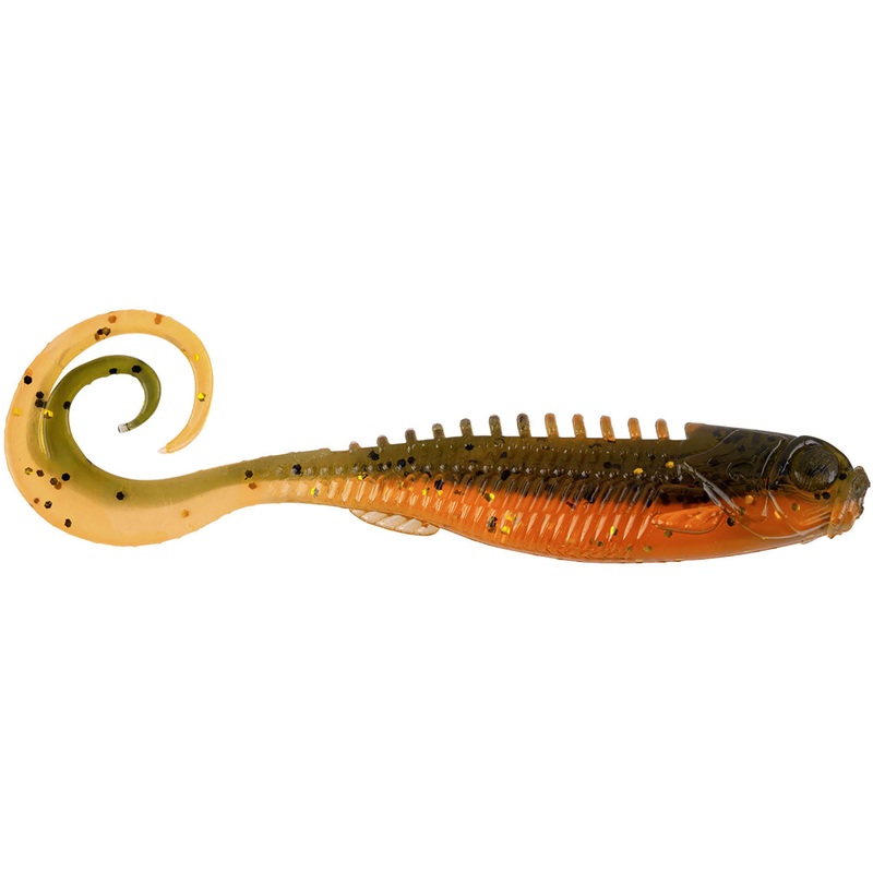 Northland Tackle Eye-Candy Grub – 5 Pack Black 3 inch