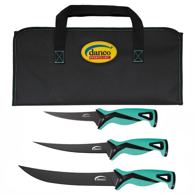 Danco 3 Piece Knife Kit- Pro Series Seafoam