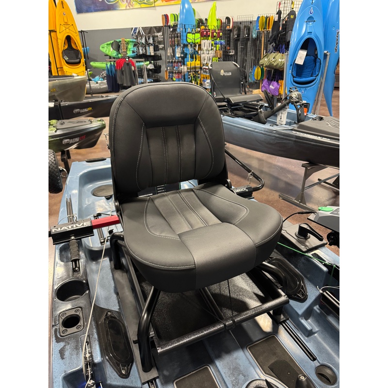 Native Watercraft Tempress ProBax Orthopedic Low-Back Seat Black/Charcoal/Carbon