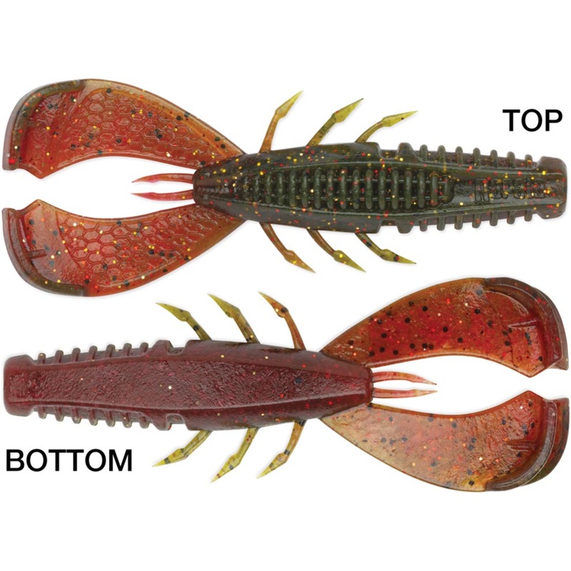 Rapala Crush City Cleanup Craw 3.5 Inch – 7 Pack Albino Pearl