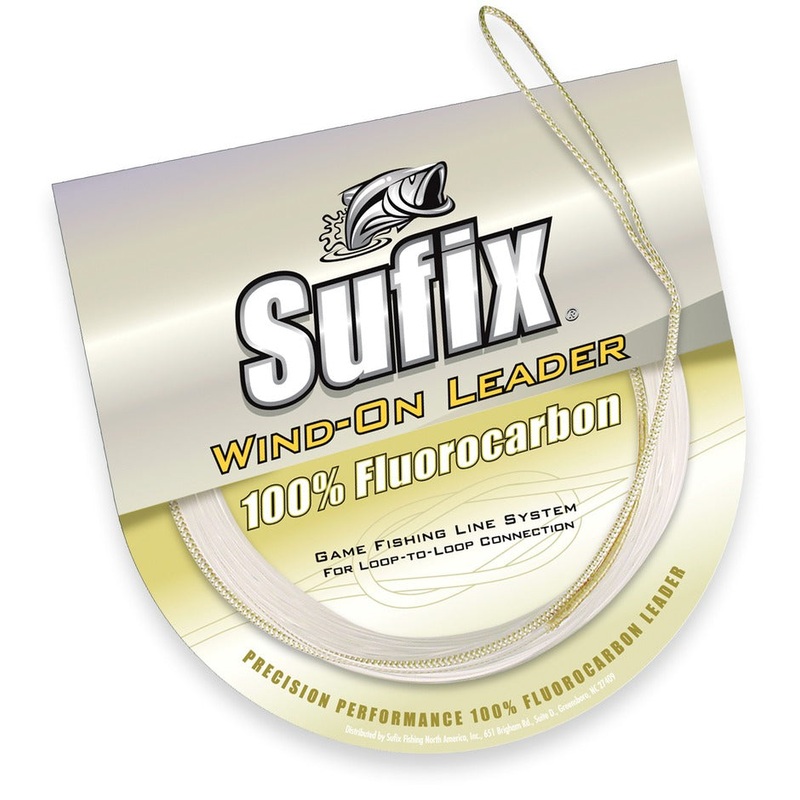 Sufix Wind-On 100% Fluorocarbon Leader 50 lb / 11 yd