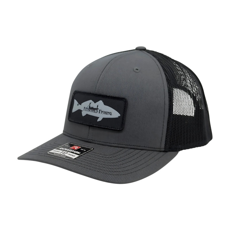 Fitzgerald Patch Hats Charcoal/Black – Redifish