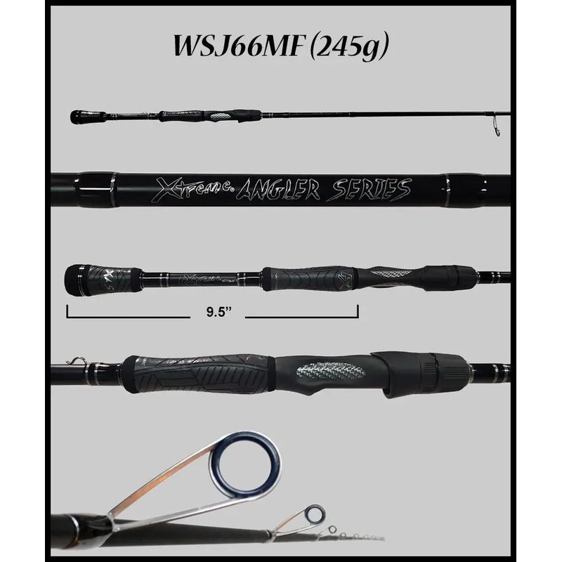 FX Xtreme Angler Series Spinning Rods “Winn Grip” 6’6″ Medium – Fast
