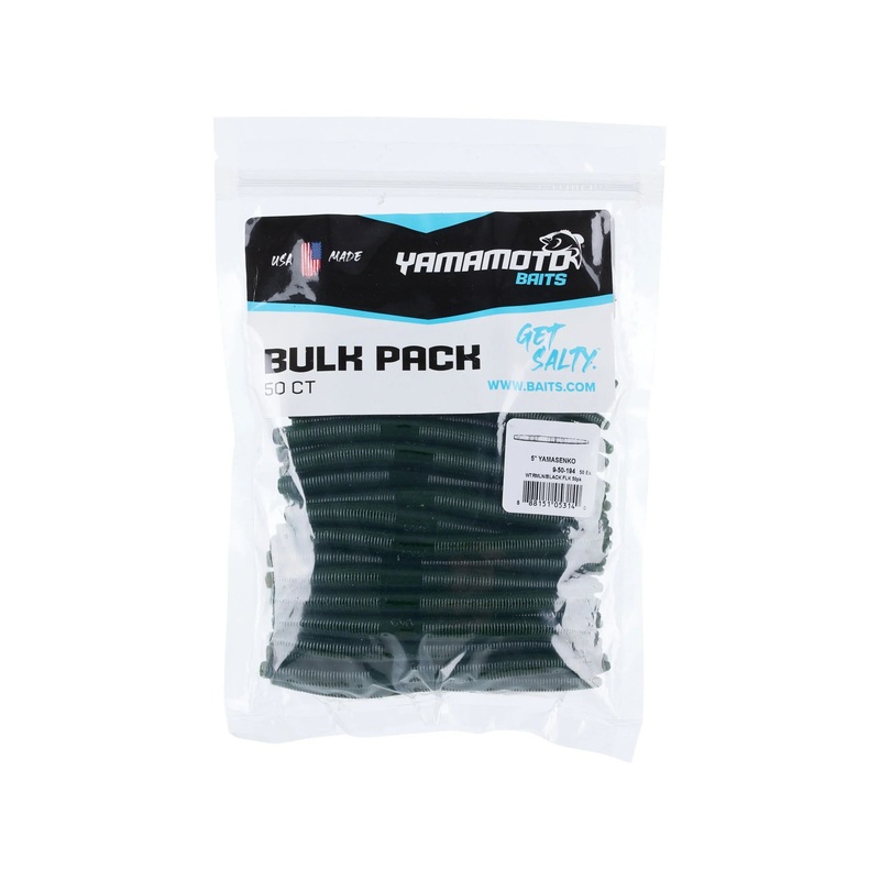 YAMAMOTO SENKO SACK BULK 100 PACK – 4″ Wtrmln/Blk&Red – 208 4″