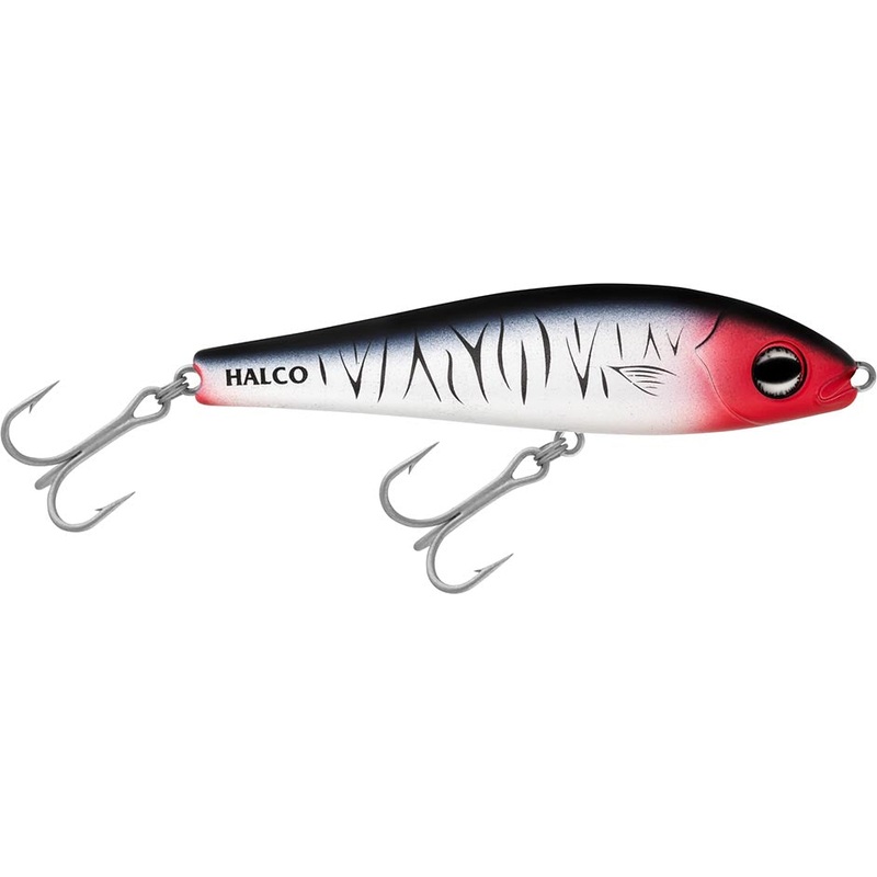 Halco Slidog 125 Rip-Bait – 5 Inch Chrome Tiger 5 inch – 1 7/8 oz