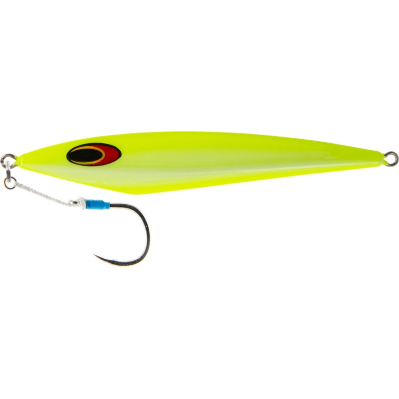 Nomad Design The Ridgeback Jig Chartreuse White Glow 40 Gram – 1.5 oz