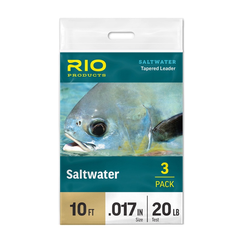 Rio Saltwater Leader 3-Pack 10′ 12lb