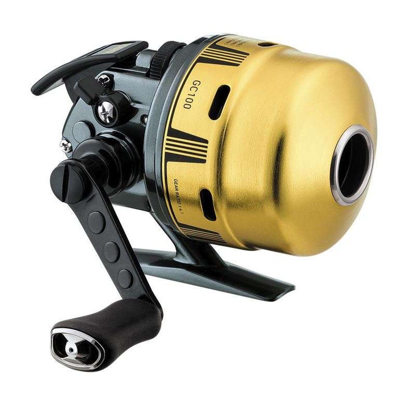 Daiwa GC80A Goldcast80, spooled with 8# mono, Spin Cast, 4.1:1