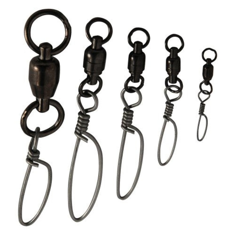 Diamond 80702 Rotary Ball Bearing Swivels w/Tournament Snap, 50 lb