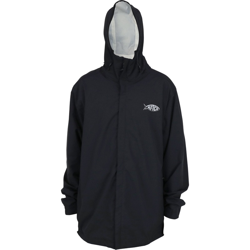 AFTCO Transformer Packable Fishing Jacket Black Small