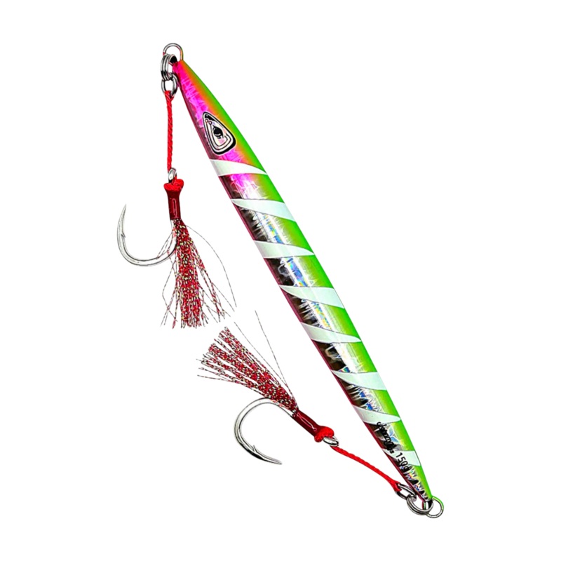 Johnny Jigs Torpedo Slow Pitch Jigs Gold/Red Glow 100 g