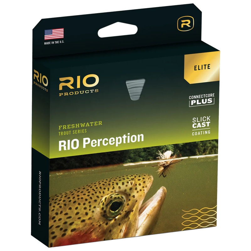 Rio – Elite – Perception – Fly Line Green/Camo/Gray 4 wt