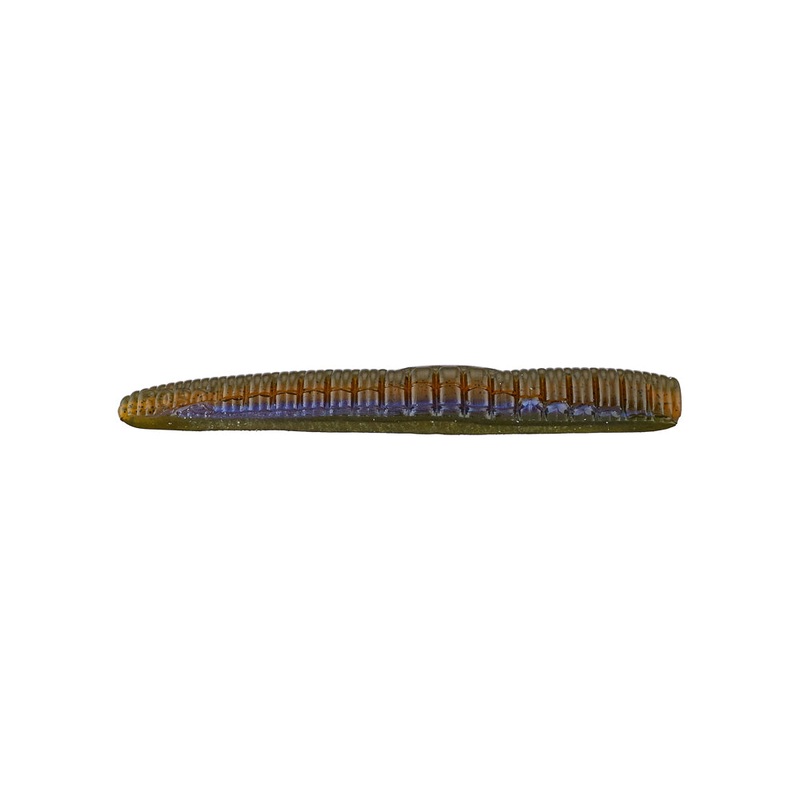 Roboworm NED Worm 3″ – 8pk Aaron’s Green Pumpkin